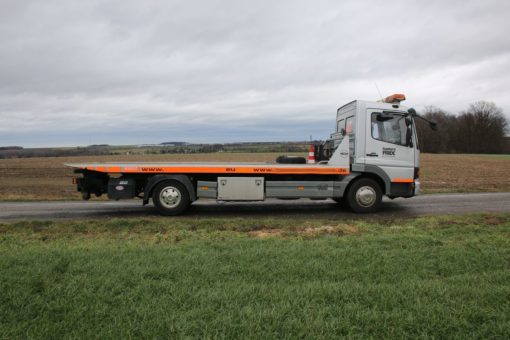 Mercedes MB 818 Atego Abschleppwagen Schiebplateau 7,49t -4
